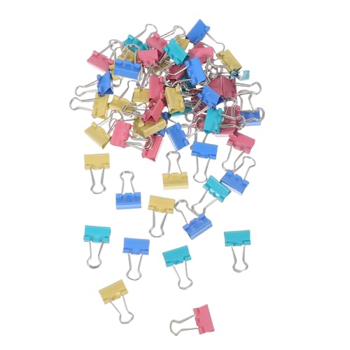 Housoutil 180 Stück Bunte Mini-binderclips Metallklammern Rostbeständige Büroklammern für Papier Fotos Notizen Vielseitige Kleine Klammern für Schule Büro Basteln und Organisation von Housoutil