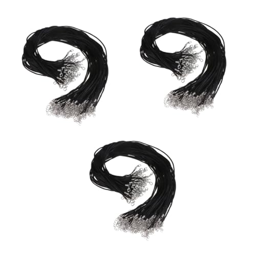 Housoutil 180 Stück Teiliges DIY Schmuckband Schwarze Chinesische Knotenschnur mit Verstellbarem Karabinerverschluss für Halsketten Armbänder und Kreative Schmuckherstellung von Housoutil