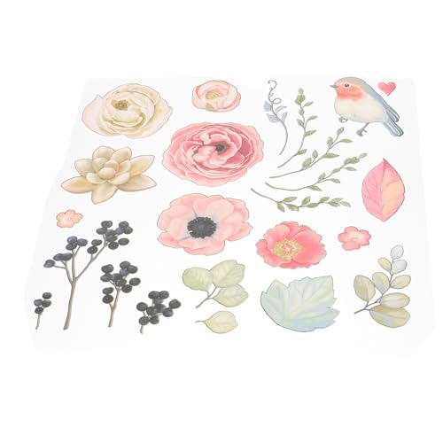 Housoutil 1Blatt Blumen Vogel Wärmeübertragungsaufkleber für T Shirts Aufbügel Patches für Kleidung Wasserfest und Individuell Gestaltbar Einfach zu Bedienen für Kreative DIY Projekte Housoutil 1Blatt Blumen Vogel Wärmeübertragungsaufkleber für T Shirts Aufbügel Patches für Kleidung Wasserfest und Individuell Gestaltbar Einfach zu Bedienen für Kreative DIY Projekte von Housoutil