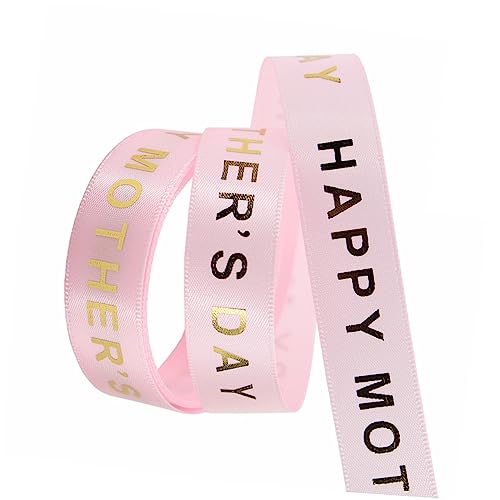 Housoutil 1Roll Geschenkband für Muttertag Hochwertiges Satin Ribbonschleifen für DIY Präsentverpackungen und Festtagsdekoration für Bastelprojekte und Geschenkgestaltung von Housoutil