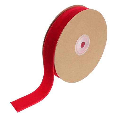 Housoutil 1Rolle Breites Einseitig Beflocktes Geschenkband Lang Dekoband Für Bastelprojekte Geschenkverpackungen Und Festliche Anlässe Housoutil 1Rolle Breites Einseitig Beflocktes Geschenkband Lang Dekoband Für Bastelprojekte Geschenkverpackungen Und Festliche Anlässe von Housoutil