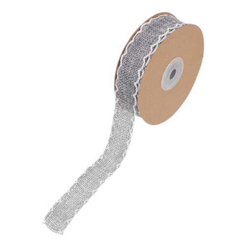 Housoutil 1Rolle DIY Bastelband Für Haaraccessoires Graues Dekorationsband Kunstfaser Vielseitig Einsetzbar Für Schleifen Und von Housoutil