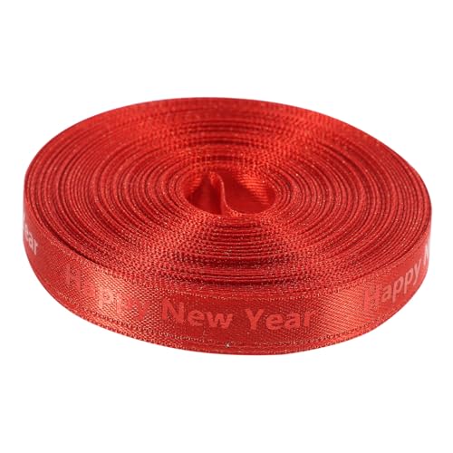 Housoutil 1Rolle Geschenkband Für Neujahrsdekoration Multifunktionales Verschleißfestes Bastelband Yards Für DIY Kunsthandwerk Geschenkverpackung Und Festdekoration von Housoutil