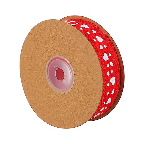 Housoutil 1Rolle Geschenkband Mit Herzmuster Für Hochzeiten Festivals Und DIY Dekoration Vielseitig Einsetzbar Für Und Blumenverpackungen von Housoutil