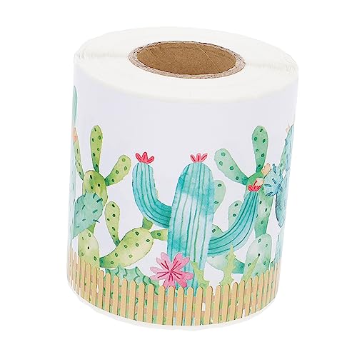Housoutil 1Rolle Grenzaufkleber für Pinnwand DIY Bulletin Border Sticker Kaktusdesign für Klassenzimmer und Partys Dekorieren Ihre oder Ihren Schreibtisch von Housoutil