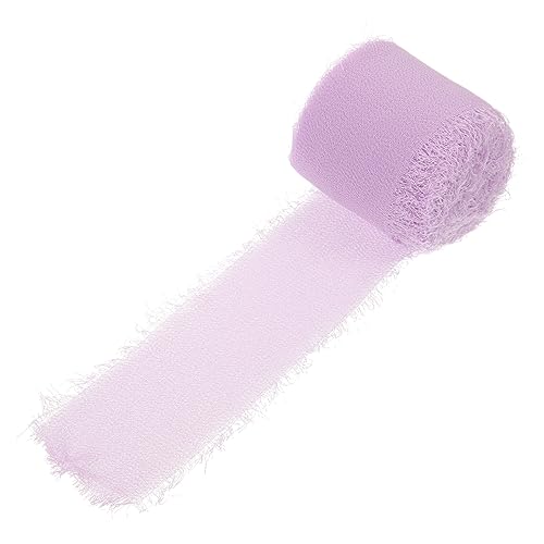 Housoutil 1Rolle Handgemachtes Fransenband Echtem Seiden Chiffon Dekoratives Geschenkband Zartem Für DIY Projekte Bastelarbeiten Housoutil 1Rolle Handgemachtes Fransenband Echtem Seiden Chiffon Dekoratives Geschenkband Zartem Für DIY Projekte Bastelarbeiten von Housoutil