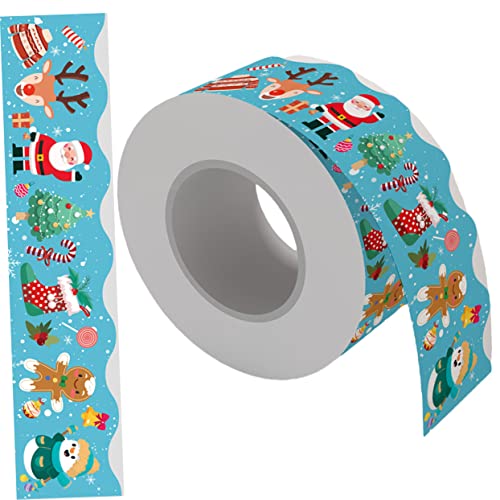 Housoutil 1Rolle Weihnachtliche Bulletin Board Grenze Strapazierfähige Dekorative Border Sticker Für Kreative Weihnachtsdekoration Für Festtagsprojekte Und Bulletin Housoutil 1Rolle Weihnachtliche Bulletin Board Grenze Strapazierfähige Dekorative Border Sticker Für Kreative Weihnachtsdekoration Für Festtagsprojekte Und Bulletin von Housoutil