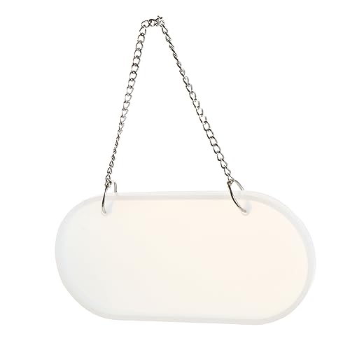 Housoutil 1Satz Silikon DIY Form für Türschilder Oval Wiederverwendbare Silikonformen für Epoxidharz für Bastelprojekte und Dekoration zu Hause Kette von Housoutil