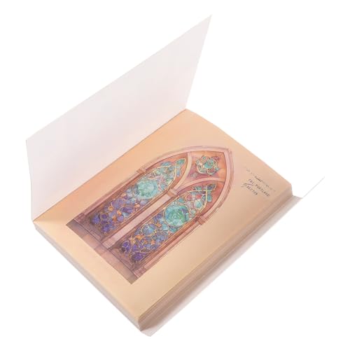 Housoutil 1Satz Vintage Scrapbooking Papier Zartes Handgeschöpftes Papier Für DIY Journaling Und Bastelarbeiten Mit Eleganten Mustern Und Leuchtenden Farben Für Scrapbook von Housoutil