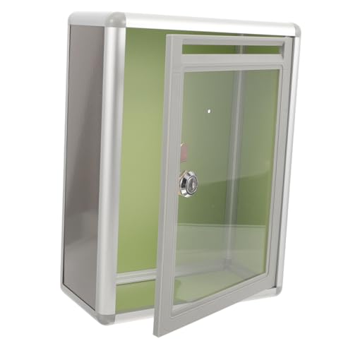 Housoutil 1Stück Acryl Briefkasten Transparent Vorschlag Box für Wandmontage Kleine für Zuhause Büro oder Unternehmen für Briefe Zeitungen und Dokumente von Housoutil