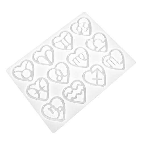 Housoutil 1Stück DIY Silikonform Herzform Für Silikon Gießform Für Schmuck Anhänger Und Bastelarbeiten Hochwertige Silikonform Für Projekte Housoutil 1Stück DIY Silikonform Herzform Für Silikon Gießform Für Schmuck Anhänger Und Bastelarbeiten Hochwertige Silikonform Für Projekte von Housoutil