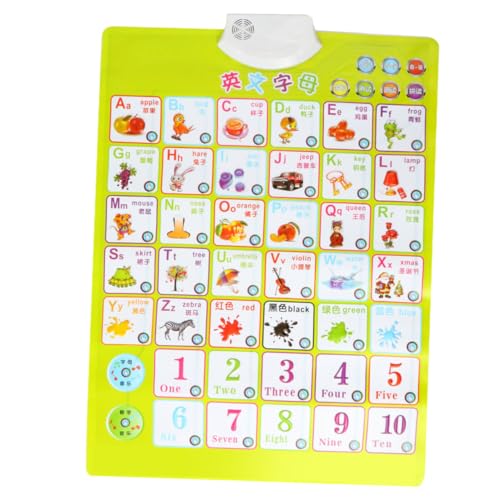 Housoutil 1Stück Elektronisches Sprechendes Plakat für Einseitiges Alphabet Lernspielzeug mit Fördert Entwicklung für Spielvergnügen Housoutil 1Stück Elektronisches Sprechendes Plakat für Einseitiges Alphabet Lernspielzeug mit Fördert Entwicklung für Spielvergnügen von Housoutil