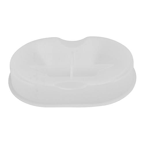 Housoutil 1Stück Ellipse Silikonform für DIY Seifenschale Seifenform Zufälliger Stil Leicht zu Reinigen für Seifenaufbewahrung Langlebig und Sicher für Handgemachte von Housoutil