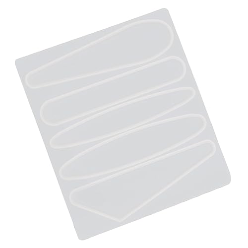 Housoutil 1Stück Silikon Haarspange Form DIY Kopfbedeckungsform Haarnadelform Geometrische Gießform Für Schmuckgestaltung DIY Projekte Und Weiß von Housoutil