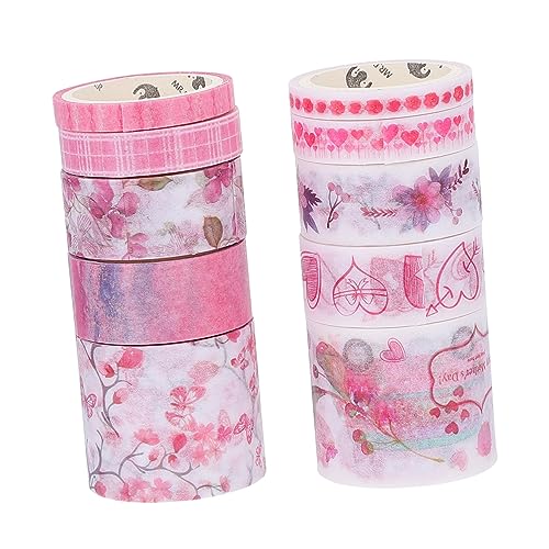 Housoutil 2 Boxen DIY Washi Tape Boxen mit Dekoratives Klebeband für Scrapbooking Journaling und Bastelprojekte Ästhetisches Papierklebeband für und Handbuch Dekoration von Housoutil