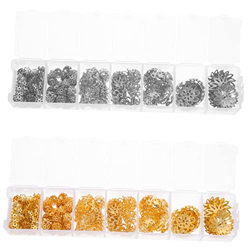 Housoutil 2 Boxen Perlenkappen aufbewahrungsdose storage boxes aufbewahrungs boxen die bescherung ohrringe verschlüsse Abstandshalter Deckel Schmuck DIY liefert Perlen Endkappen Legierung Housoutil 2 Boxen Perlenkappen aufbewahrungsdose storage boxes aufbewahrungs boxen die bescherung ohrringe verschlüsse Abstandshalter Deckel Schmuck DIY liefert Perlen Endkappen Legierung von Housoutil