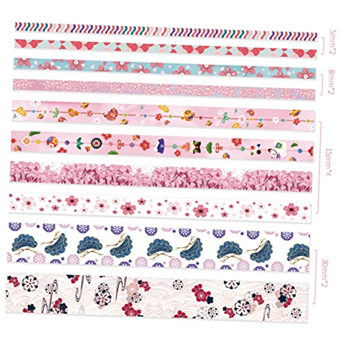Housoutil 2 Boxen Washi Tape Dekorative Klebebänder für Scrapbooking Diy Cherry Blossom Design Leicht Abziehbar ohne Rückstände für Journaling und Projekte Housoutil 2 Boxen Washi Tape Dekorative Klebebänder für Scrapbooking Diy Cherry Blossom Design Leicht Abziehbar ohne Rückstände für Journaling und Projekte von Housoutil
