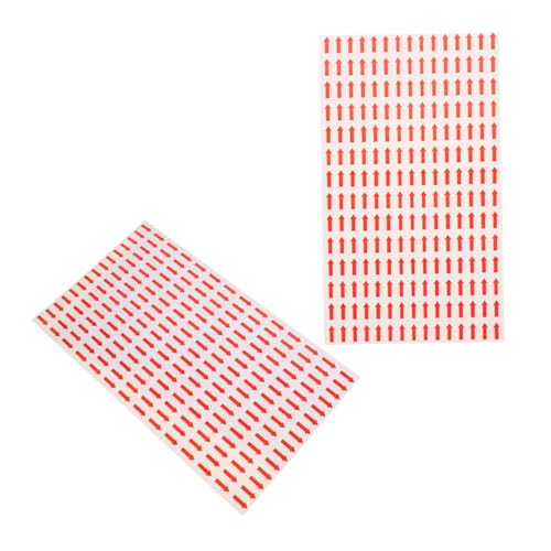 Housoutil 2 Kleine Pfeilaufkleber, Abnehmbare, Wasserfeste, Selbstklebende Etiketten Zum Markieren, Rote Pfeilförmige Abziehbilder Für Richtungsanzeiger Housoutil 2 Kleine Pfeilaufkleber, Abnehmbare, Wasserfeste, Selbstklebende Etiketten Zum Markieren, Rote Pfeilförmige Abziehbilder Für Richtungsanzeiger von Housoutil