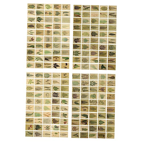 Housoutil 2 Packungen Notizkarte Journaling Geburtstagskarte hoch Zu Erwachsene gepunktet Collage-Karten Handbuch Aufkleber Nachrichtenaufkleber Collagepapier Weißer Karton von Housoutil