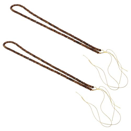 Housoutil 2 Reihige Abstandsperlen Für Halsketten Dekorative Abstandsperlen Stein DIY Perlen Farbige Lose Natursteinperlen Armbandherstellung Lose von Housoutil