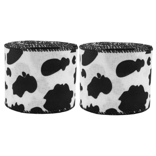 Housoutil 2 Rollen Band mit Kuhmuster Bastelband mit Kuhdruck Kuhbänder zum Basteln Band mit Kuhmotiven zum Dekorieren Stoffband mit Kuhdruck Basteln von Bändern mit Kuhmotiven Polyester Housoutil 2 Rollen Band mit Kuhmuster Bastelband mit Kuhdruck Kuhbänder zum Basteln Band mit Kuhmotiven zum Dekorieren Stoffband mit Kuhdruck Basteln von Bändern mit Kuhmotiven Polyester von Housoutil
