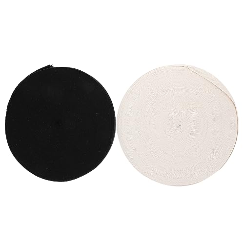Housoutil 2 Rollen Baumwoll Nahtband Schwarz Fischgrätenmuster Vielseitig Einsetzbar für Diy Bekleidungsherstellung und Dekoration Yards pro Rolle Housoutil 2 Rollen Baumwoll Nahtband Schwarz Fischgrätenmuster Vielseitig Einsetzbar für Diy Bekleidungsherstellung und Dekoration Yards pro Rolle von Housoutil