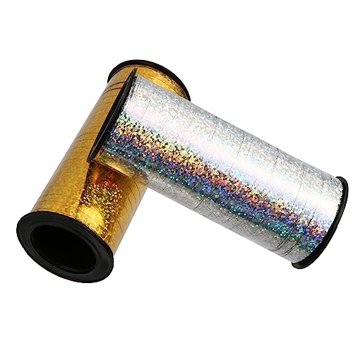 Housoutil 2 Rollen Dekoratives Luftballonband Hochwertige DIY Geschenkband für Partys Hochzeiten und Kreative Dekorationen Yards Gold und Silber Breit Housoutil 2 Rollen Dekoratives Luftballonband Hochwertige DIY Geschenkband für Partys Hochzeiten und Kreative Dekorationen Yards Gold und Silber Breit von Housoutil