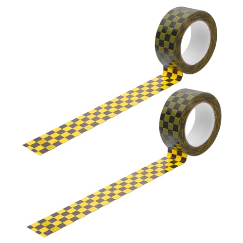Housoutil 2 Rollen Kariertes Dichtungsband Kariertes Abdeckband Klebeband Zum Basteln Verpackung Bänder Versandklebeband Packband Zum Verpacken Paketklebeband Gemustertes Klebeband Bopp Housoutil 2 Rollen Kariertes Dichtungsband Kariertes Abdeckband Klebeband Zum Basteln Verpackung Bänder Versandklebeband Packband Zum Verpacken Paketklebeband Gemustertes Klebeband Bopp von Housoutil