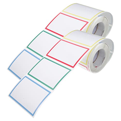 Housoutil 2 Rollen Namensaufkleber Große Namensschildaufkleber Selbstklebendes Etikett Etiketten Stichworte Schulmaterial Farbig Einfach Namensschilds Aufkleber Aus Beschichtetem Papier Housoutil 2 Rollen Namensaufkleber Große Namensschildaufkleber Selbstklebendes Etikett Etiketten Stichworte Schulmaterial Farbig Einfach Namensschilds Aufkleber Aus Beschichtetem Papier von Housoutil