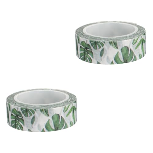 Housoutil 2 Rollen Pflanzen Washi Tape Dekoratives Klebeband für Scrapbooking Diy Bastelprojekte Notizbuchgestaltung und Geschenkverpackung Vielseitig Einsetzbar und Leicht zu Handhaben Housoutil 2 Rollen Pflanzen Washi Tape Dekoratives Klebeband für Scrapbooking Diy Bastelprojekte Notizbuchgestaltung und Geschenkverpackung Vielseitig Einsetzbar und Leicht zu Handhaben von Housoutil