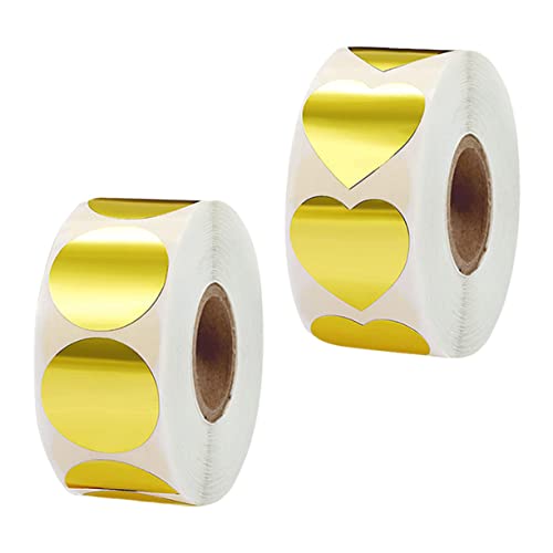 Housoutil 2 Rollen Runde Selbstklebende Verpackungsaufkleber für Briefumschläge Tüten und Vielseitige Beschreibbare Sticker für Jede Gelegenheit Housoutil 2 Rollen Runde Selbstklebende Verpackungsaufkleber für Briefumschläge Tüten und Vielseitige Beschreibbare Sticker für Jede Gelegenheit von Housoutil