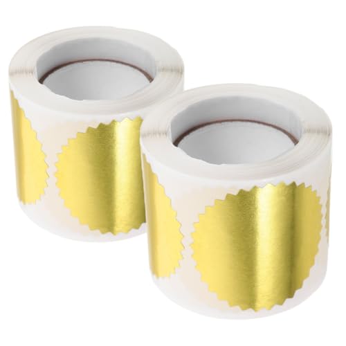 Housoutil 2 Rollen Schablonenaufkleber Gel Klebrige Versiegelungssiegel Pfannenversiegelung Herzaufkleber Etiketten Medaillenaufkleber Zertifikat Doppelklebe Housoutil 2 Rollen Schablonenaufkleber Gel Klebrige Versiegelungssiegel Pfannenversiegelung Herzaufkleber Etiketten Medaillenaufkleber Zertifikat Doppelklebe von Housoutil
