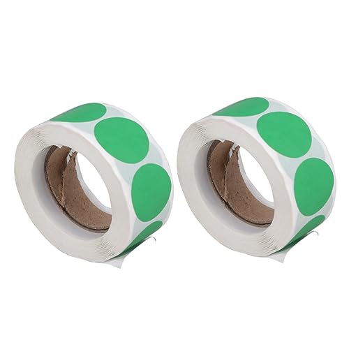 Housoutil 2 Rollen Selbstklebende Dekorationsaufkleber Herzform Grün Partys Hochzeiten Geburtstagsfeiern und Aufkleber pro Personalisieren von Karten und Geschenken von Housoutil
