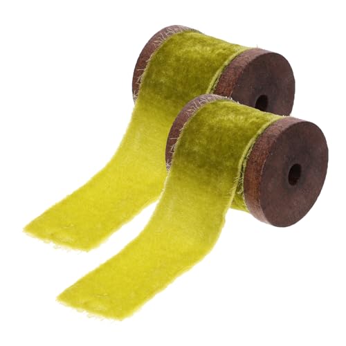 Housoutil 2 Rollen Vintage Geschenkband Handgefertigtes Dekorationsband für Blumensträuße und DIY Projekte pro für Hochzeiten und Besondere Anlässe von Housoutil