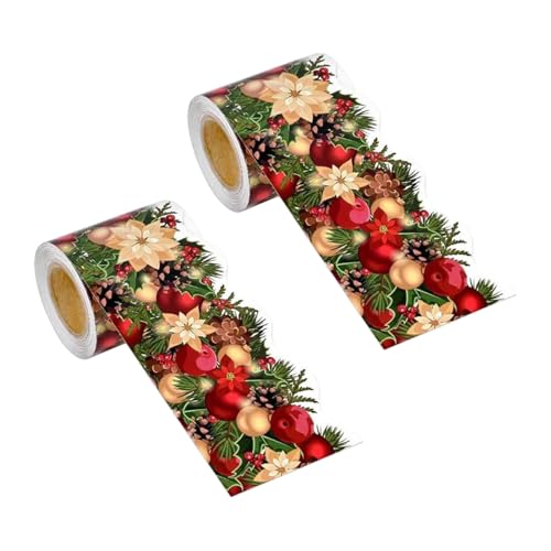 Housoutil 2 Rollen Weihnachtstafel Ränder Schulferien Pinnwand Weihnachtstafel Ränder Weihnachtsstern Feiertags Party Pinnwand Housoutil 2 Rollen Weihnachtstafel Ränder Schulferien Pinnwand Weihnachtstafel Ränder Weihnachtsstern Feiertags Party Pinnwand von Housoutil