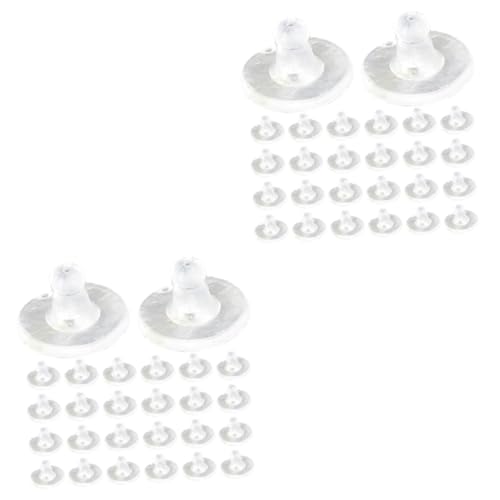 Housoutil 2 Sätze Anti Rutsch Ohrring Zubehör Ohrring Verschlüsse Für Hängende Ohren Ohrstecker Verschlüsse Verriegelung Für Ohrstecker Ohrstecker Mit Schraubverschluss 50 Stück * 2 von Housoutil