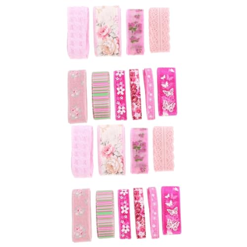 Housoutil 2 Sätze Blumenmuster Geschenkband Teiliges Diy Bastelband Für Hochzeiten Feste Und Projekte Waschbar Leicht Zuschneidbar Hochwertige Verarbeitung Für Arrangements 10 Stück * 2 von Housoutil