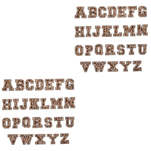 Housoutil 2 Sätze Buchstaben-patch Flicken Für Bekleidung Stoffbuchstaben Nähen Buchstabenstickerei Gestickte Buchstaben Zum Aufbügeln Aufnäher Mit Buchstaben Flanell Hellbraun 26 Stücke * 2 Housoutil 2 Sätze Buchstaben-patch Flicken Für Bekleidung Stoffbuchstaben Nähen Buchstabenstickerei Gestickte Buchstaben Zum Aufbügeln Aufnäher Mit Buchstaben Flanell Hellbraun 26 Stücke * 2 von Housoutil