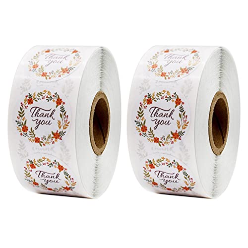 Housoutil 2 Sätze Danke Aufkleber Selbstklebende Etiketten Für Pro Rolle Dekorative Sticker Für Hochzeiten Kindergeburtstage Und Verpackungen 2 Rollen * 2 Housoutil 2 Sätze Danke Aufkleber Selbstklebende Etiketten Für Pro Rolle Dekorative Sticker Für Hochzeiten Kindergeburtstage Und Verpackungen 2 Rollen * 2 von Housoutil