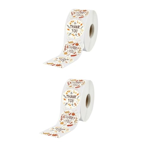 Housoutil 2 Sätze Danke Aufkleber Verpackungsetiketten Für Selbstklebende Etiketten Zur Dekoration Von Tüten Umschlägen Und Verpackungen Für Partys Und Feierlichkeiten 500 Stück * 2 Housoutil 2 Sätze Danke Aufkleber Verpackungsetiketten Für Selbstklebende Etiketten Zur Dekoration Von Tüten Umschlägen Und Verpackungen Für Partys Und Feierlichkeiten 500 Stück * 2 von Housoutil
