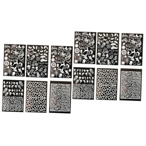 Housoutil 2 Sätze Diy Epoxy Aufkleber Weißes Epoxidharz Material Für Wasserwellen Designs Bastelzubehör Für Scrapbooking Und Kreative Projekte 6 Blätter * 2 von Housoutil