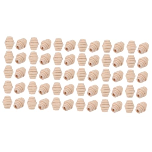 Housoutil 2 Sätze Diy Holzperlen Holzperlen Für Armbänder Und Schmuckherstellung Unbehandelt Für Bastelprojekte Und Kreative Handarbeiten 50 Stück * 2 von Housoutil