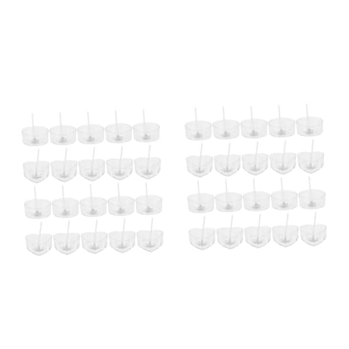 Housoutil 2 Sätze Diy Kerzenherstellung mit Runden und Herzförmigen Formen Sowie Dochten Kreative Transparente Silikonmould für Individuelles Kerzengießen und Dekorieren Housoutil 2 Sätze Diy Kerzenherstellung mit Runden und Herzförmigen Formen Sowie Dochten Kreative Transparente Silikonmould für Individuelles Kerzengießen und Dekorieren von Housoutil
