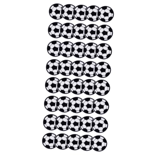 Housoutil 2 Sätze Fußball Aufnäher Zum Aufbügeln Cartoon Stickerei Patches Für Kleidung Jeans Und Taschen Waschbar Durchmesser Dekorative Applikationen Sicher Und Langlebig 20 Stück * 2 Housoutil 2 Sätze Fußball Aufnäher Zum Aufbügeln Cartoon Stickerei Patches Für Kleidung Jeans Und Taschen Waschbar Durchmesser Dekorative Applikationen Sicher Und Langlebig 20 Stück * 2 von Housoutil