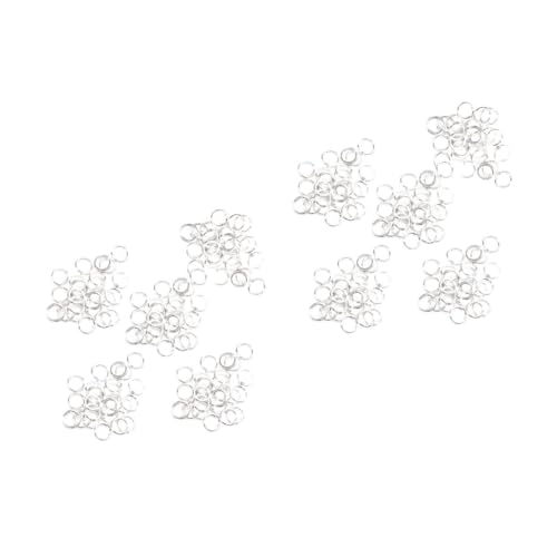 Housoutil 2 Sätze Haarring Offener Biegering Karabinerverschlüsse Runder Formring Silber 180 Stück * 2 Housoutil 2 Sätze Haarring Offener Biegering Karabinerverschlüsse Runder Formring Silber 180 Stück * 2 von Housoutil