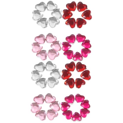 Housoutil 2 Sätze Herzförmige Acryl Strasssteine Flachrückige Bastelsteine Für Diy Dekorationen Und Festtagsprojekte Für Kleidung Schuhe Und Bastelprojekte 400 Stück * 2 Housoutil 2 Sätze Herzförmige Acryl Strasssteine Flachrückige Bastelsteine Für Diy Dekorationen Und Festtagsprojekte Für Kleidung Schuhe Und Bastelprojekte 400 Stück * 2 von Housoutil