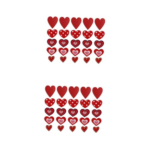 Housoutil 2 Sätze Herzförmige Aufbügel Patches Teiliges Diy Stickereien Für Kleidung Taschen Jeans Hüte Adorable Dekoration Für Mode Und Persönliche Gestaltung 25 Stück * 2 Housoutil 2 Sätze Herzförmige Aufbügel Patches Teiliges Diy Stickereien Für Kleidung Taschen Jeans Hüte Adorable Dekoration Für Mode Und Persönliche Gestaltung 25 Stück * 2 von Housoutil