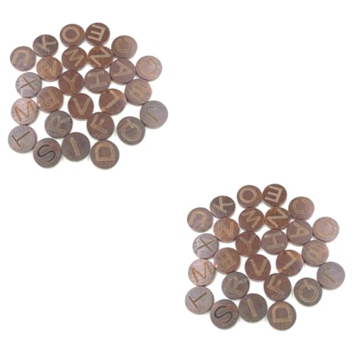 Housoutil 2 Sätze Hölzerne Buchstaben Runde Scheiben Große Buchstabenaufkleber Runden Brief Perlenbuchstaben Kreis Hölzerne Alphabetscheibe Runde Holzscheibe Bambus Kaffee 26 Stück * 2 Housoutil 2 Sätze Hölzerne Buchstaben Runde Scheiben Große Buchstabenaufkleber Runden Brief Perlenbuchstaben Kreis Hölzerne Alphabetscheibe Runde Holzscheibe Bambus Kaffee 26 Stück * 2 von Housoutil