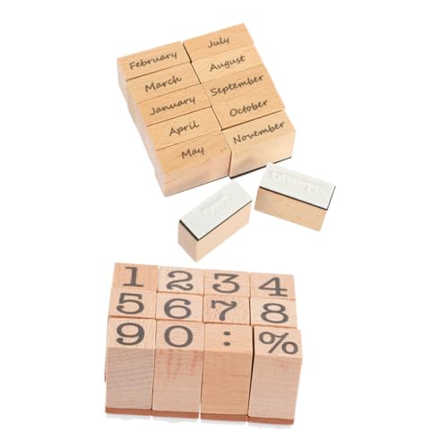 Housoutil 2 Sätze Holz Digitales Siegel Journal -briefmarken Datum Planer Stempel Scrapbooking-holzstempel Unterschriftenstempel Sammelalbum-stempel Für Den Haushalt Holzstempelset Gummi Housoutil 2 Sätze Holz Digitales Siegel Journal -briefmarken Datum Planer Stempel Scrapbooking-holzstempel Unterschriftenstempel Sammelalbum-stempel Für Den Haushalt Holzstempelset Gummi von Housoutil