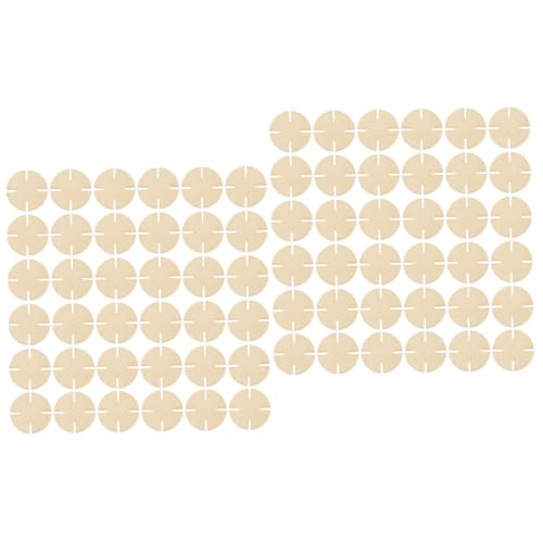 Housoutil 2 Sätze Holzhandwerk DIY -rätsel Leerlauf -Puzzle Leere Rätsel Rätsel Unbehandeltes Holz Zum Basteln Machen Sie Ihr Eigenes Puzzle Hölzern Khaki 50 Stück * 2 von Housoutil